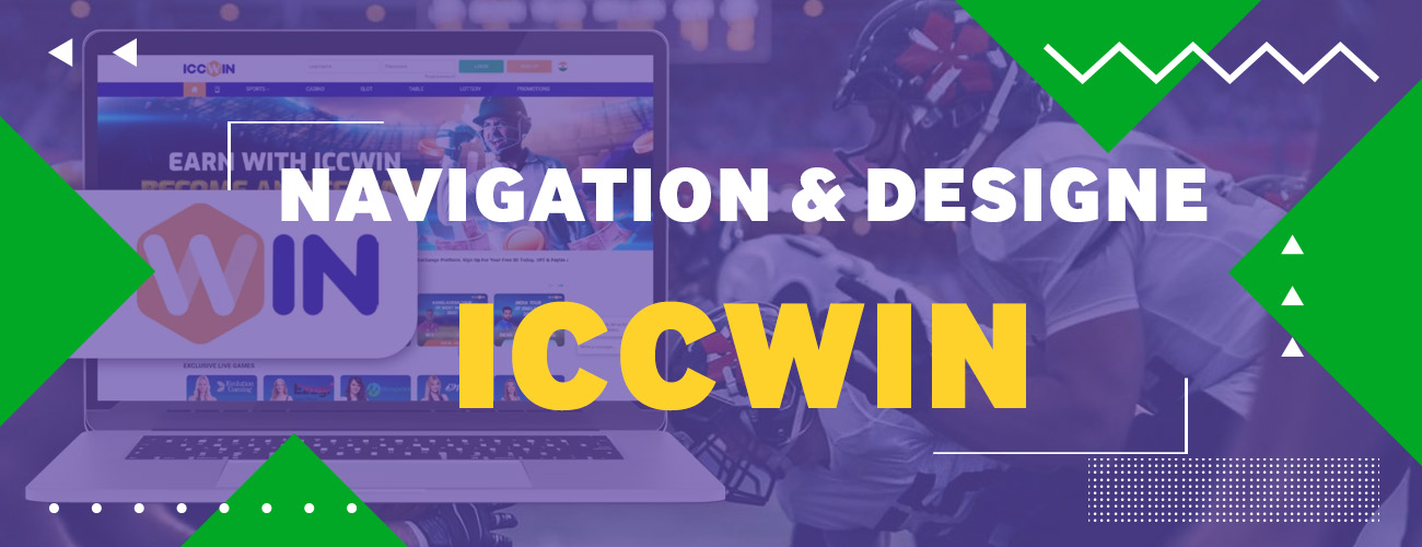 Bookmaker ICCWIN official site designe