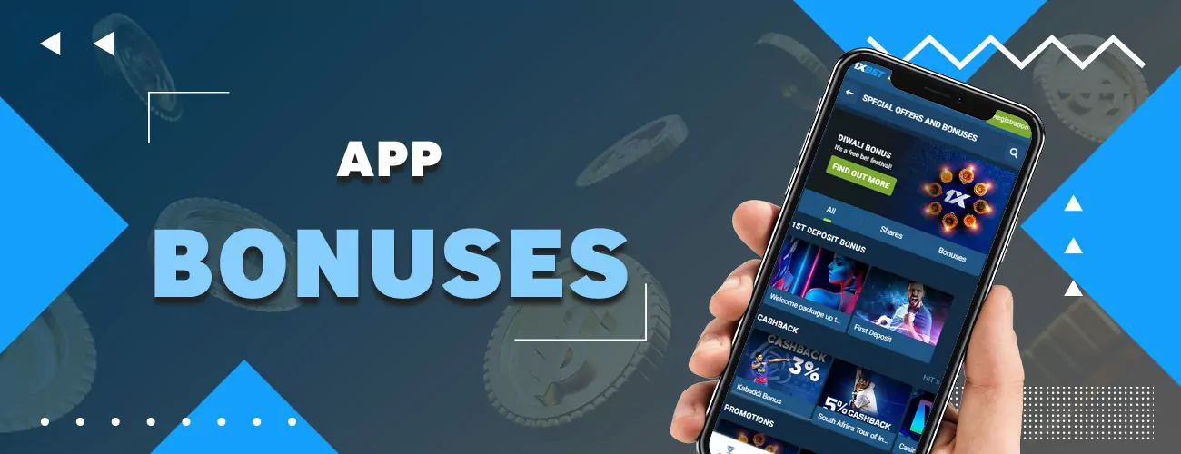 1xbet app bonuses