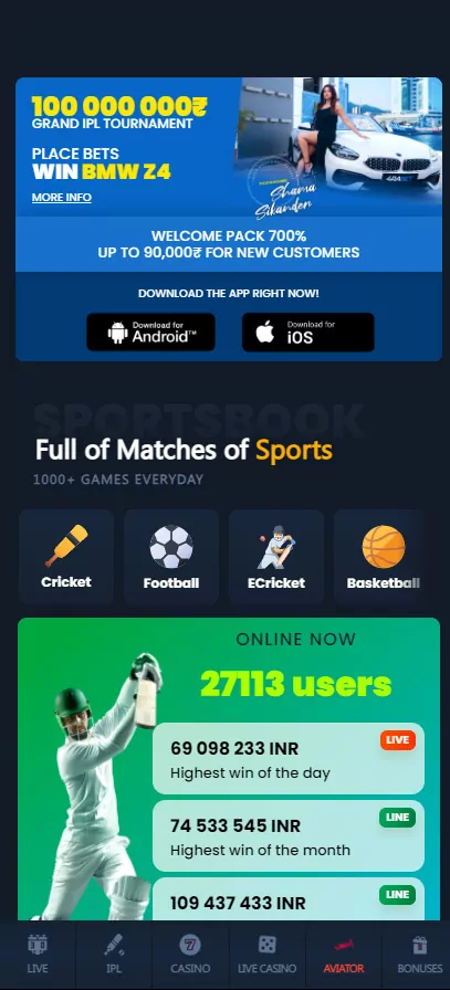 4rabet app homepage