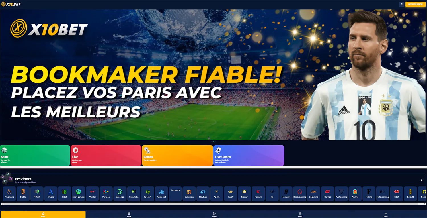 X10BET: Design and Layout Usability