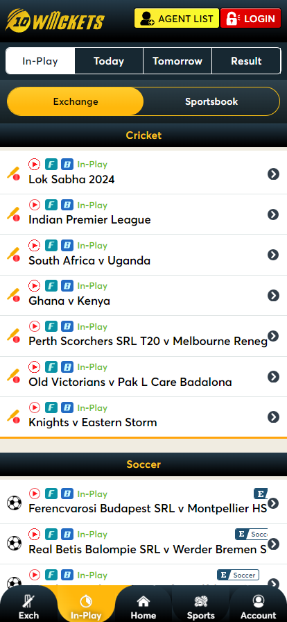 10wickets app sports